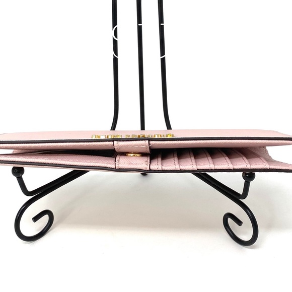 Michael Kors Slim Bifolder Leather Blossom Wallet - Picture 3 of 5